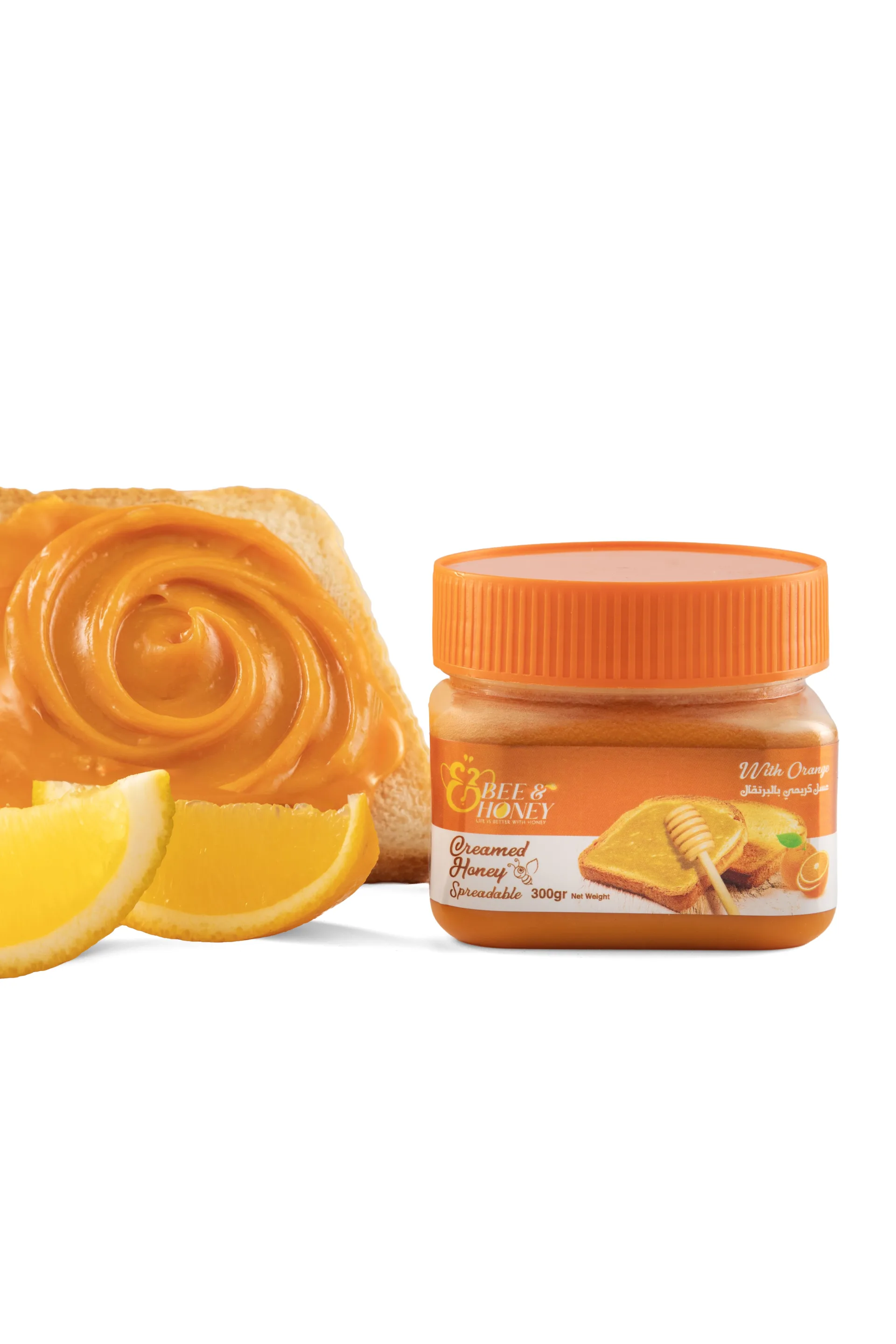 عسل كريمي بنكهة البرتقال